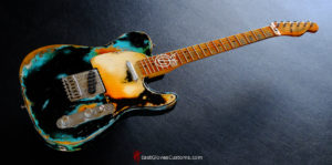 Fender Telecaster Black on Blue Inspired by Joe Strummer Heavy Relic (SOLD) - Image 8