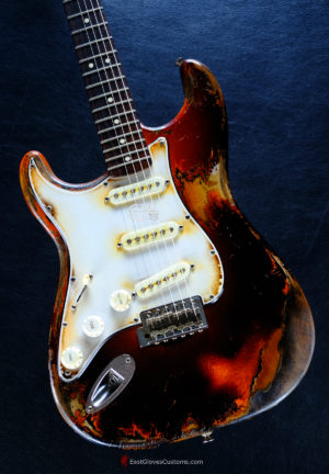 Fender Stratocaster Relic Orange 60th Anniversary (SOLD) - Image 12