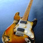 Fender Stratocaster Relic Honey Burst H/S/H Reverse Headstock [#1](SOLD)