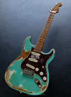 Fender Stratocaster Relic Seafoam Green 40th Anniversary (SOLD) - Image 3