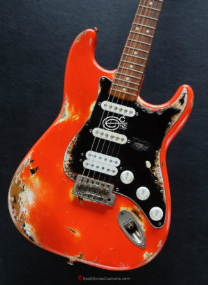 Fender Stratocaster Relic Orange (SOLD) - Image 4