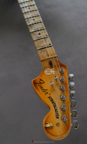 Fender Stratocaster Black on Blue Inspired by Joe Strummer Heavy Relic (SOLD) - Image 12