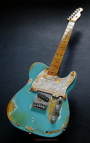 Fender Telecaster Daphne Blue Heavy Aged Relic (SOLD) - Image 15