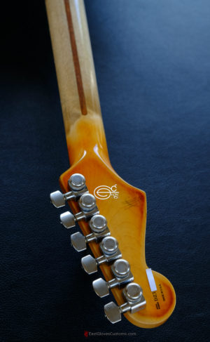Fender Stratocaster Deluxe Daphne Blue HSS Aged Heavy Relic (SOLD) - Image 14