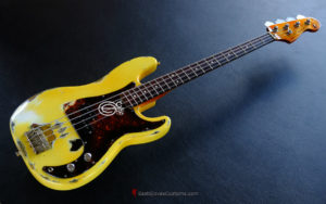 FENDER STANDARD PRECISION BASS TV YELLOW HEAVY RELIC AGED (SOLD) - Image 10