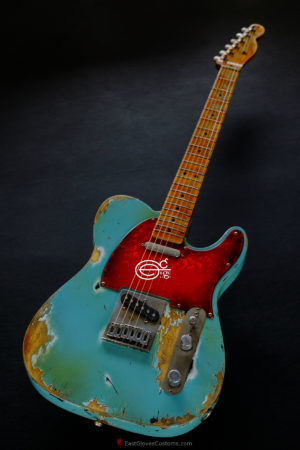 Fender Telecaster Daphne Blue Heavy Aged Relic (SOLD) - Image 3