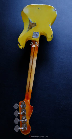 FENDER STANDARD PRECISION BASS TV YELLOW HEAVY RELIC AGED (SOLD) - Image 12