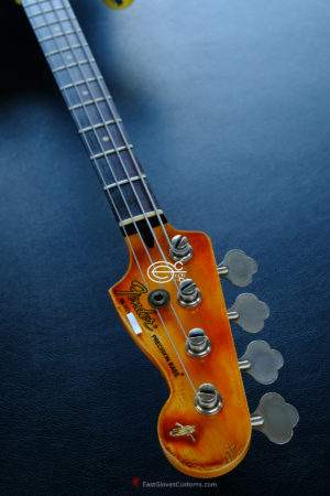 FENDER STANDARD PRECISION BASS TV YELLOW HEAVY RELIC AGED (SOLD) - Image 13