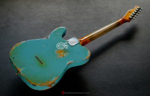 Fender Telecaster Daphne Blue Heavy Aged Relic (SOLD) - Image 7
