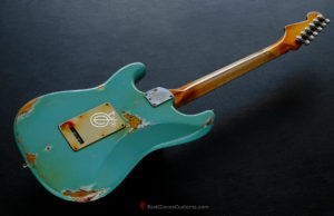 Fender Stratocaster Deluxe Daphne Blue HSS Aged Heavy Relic (SOLD) - Image 10