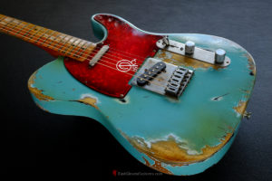 Fender Telecaster Daphne Blue Heavy Aged Relic (SOLD) - Image 9