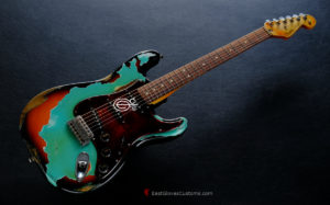 Fender Stratocaster Seafoam Green on Sunburst Heavy Aged Relic (SOLD) - Image 8