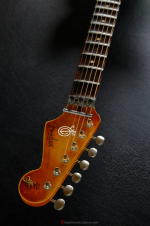 Fender Stratocaster Scalloped Neck w/ Floyd Rose Vintage White Made in USA Aged Relic (SOLD) - Image 12