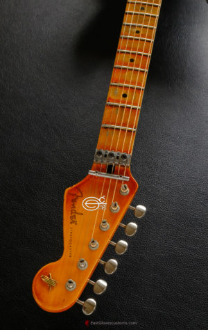 Fender Stratocaster Floyd Rose Classic HSS Sunburst Made in USA Aged Relic (VERY RARE)(SOLD) - Image 12