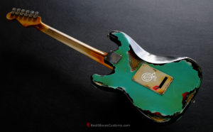 Fender Stratocaster Seafoam Green on Sunburst Heavy Aged Relic (SOLD) - Image 9