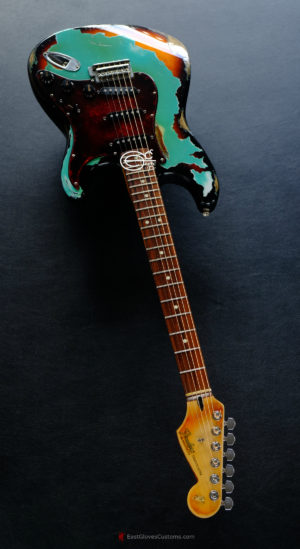 Fender Stratocaster Seafoam Green on Sunburst Heavy Aged Relic (SOLD) - Image 10