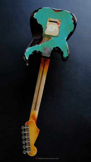Fender Stratocaster Seafoam Green on Sunburst Heavy Aged Relic (SOLD) - Image 11