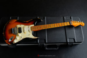 Fender Stratocaster Floyd Rose Classic HSS Sunburst Made in USA Aged Relic (VERY RARE)(SOLD) - Image 14