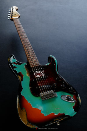 Fender Stratocaster Seafoam Green on Sunburst Heavy Aged Relic (SOLD) - Image 3