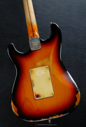 Fender Stratocaster Floyd Rose Classic HSS Sunburst Made in USA Aged Relic (VERY RARE)(SOLD) - Image 5