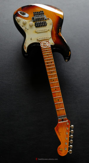 Fender Stratocaster Floyd Rose Classic HSS Sunburst Made in USA Aged Relic (VERY RARE)(SOLD) - Image 11