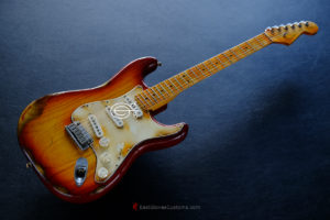Fender Stratocaster American Sienna Sunburst Maple Made in USA Aged Relic (SOLD) - Image 3