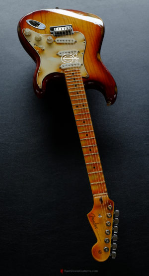 Fender Stratocaster American Sienna Sunburst Maple Made in USA Aged Relic (SOLD) - Image 9