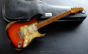 Fender Stratocaster American Plus Folyd Rose Sunburst Maple Heavy Aged Relic (Rare)(SOLD) - Image 2