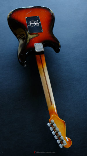 Fender Stratocaster American Plus Folyd Rose Sunburst Maple Heavy Aged Relic (Rare)(SOLD) - Image 11