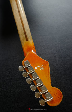 Fender Stratocaster Black/Blue over Sunburst Inspired by Joe Strummer Aged Heavy Relic (RARE)(SOLD) - Image 13
