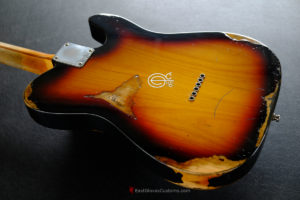 Fender Telecaster Sunburst Left Handed Heavy Aged Relic (SOLD) - Image 9