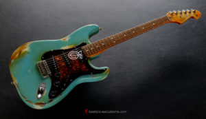 Fender Stratocaster Daphne Blue Heavy Aged Relic (SOLD) - Image 8