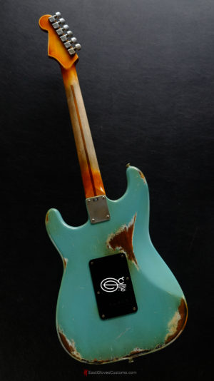 Fender Stratocaster Daphne Blue Heavy Aged Relic (SOLD) - Image 5