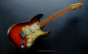 Fender Stratocaster American Plus Folyd Rose Sunburst Maple Heavy Aged Relic (Rare)(SOLD) - Image 8