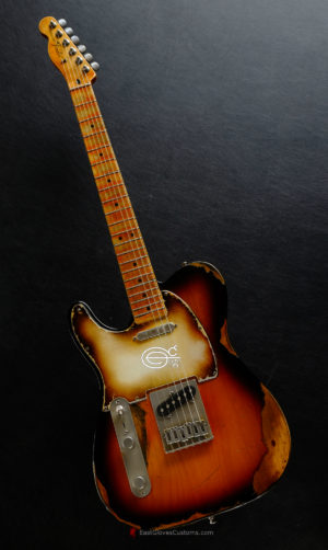 Fender Telecaster Sunburst Left Handed Heavy Aged Relic (SOLD) - Image 4