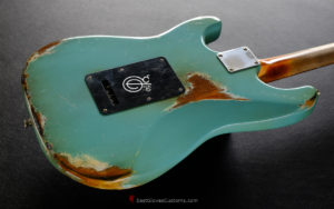 Fender Stratocaster Daphne Blue Heavy Aged Relic (SOLD) - Image 7