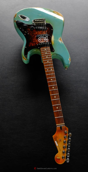 Fender Stratocaster Daphne Blue Heavy Aged Relic (SOLD) - Image 10