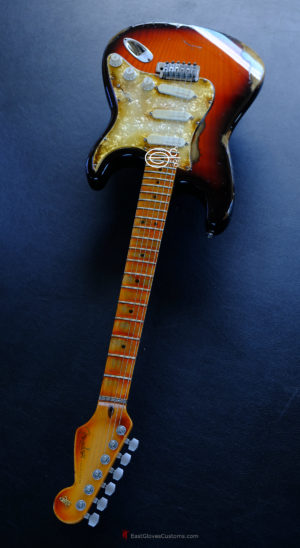 Fender Stratocaster American Plus Folyd Rose Sunburst Maple Heavy Aged Relic (Rare)(SOLD) - Image 10
