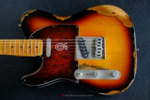 Fender Telecaster Sunburst Left Handed Heavy Aged Relic (SOLD) - Image 15