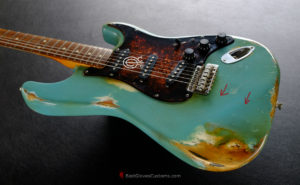 Fender Stratocaster Daphne Blue Heavy Aged Relic (SOLD) - Image 6