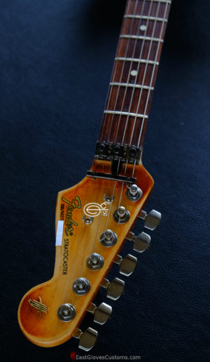 Fender Stratocaster Floyd Rose Black/Blue Inspired by Joe Strummer Aged Heavy Relic (RARE)(SOLD) - Image 15