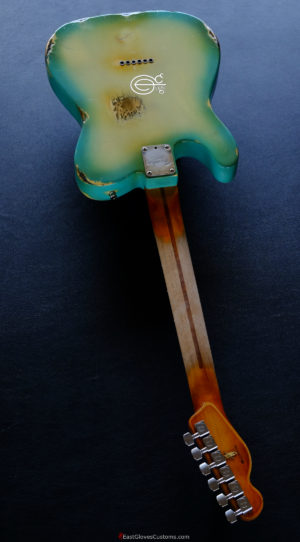 Fender Telecaster American Blue Sky Burst Made in USA Aged Heavy Relic Rare (SOLD) - Image 14