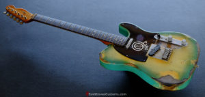 Fender Telecaster American Blue Sky Burst Made in USA Aged Heavy Relic Rare (SOLD) - Image 11