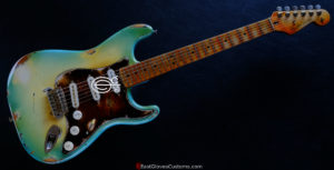 Fender Stratocaster Blue Sky Burst Aged Heavy Relic (RARE) (SOLD) - Image 11