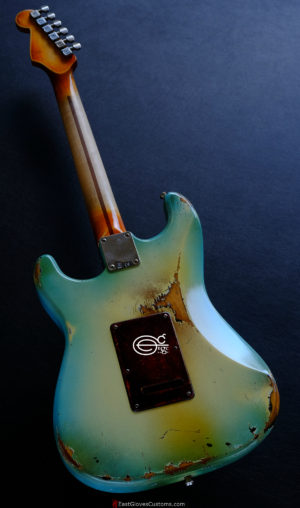 Fender Stratocaster Blue Sky Burst Aged Heavy Relic (RARE) (SOLD) - Image 4