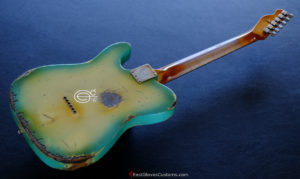 Fender Telecaster American Blue Sky Burst Made in USA Aged Heavy Relic Rare (SOLD) - Image 12