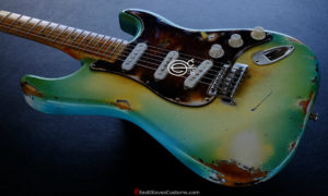 Fender Stratocaster Blue Sky Burst Aged Heavy Relic (RARE) (SOLD) - Image 7