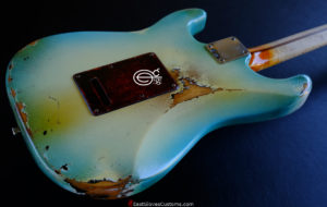 Fender Stratocaster Blue Sky Burst Aged Heavy Relic (RARE) (SOLD) - Image 12