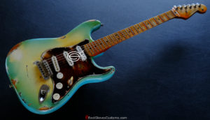 Fender Stratocaster Blue Sky Burst Aged Heavy Relic (RARE) (SOLD) - Image 9