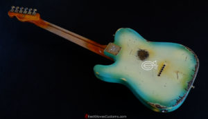 Fender Telecaster American Blue Sky Burst Made in USA Aged Heavy Relic Rare (SOLD) - Image 10